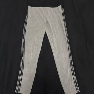 Guess Gray Leggings with Logo Detail